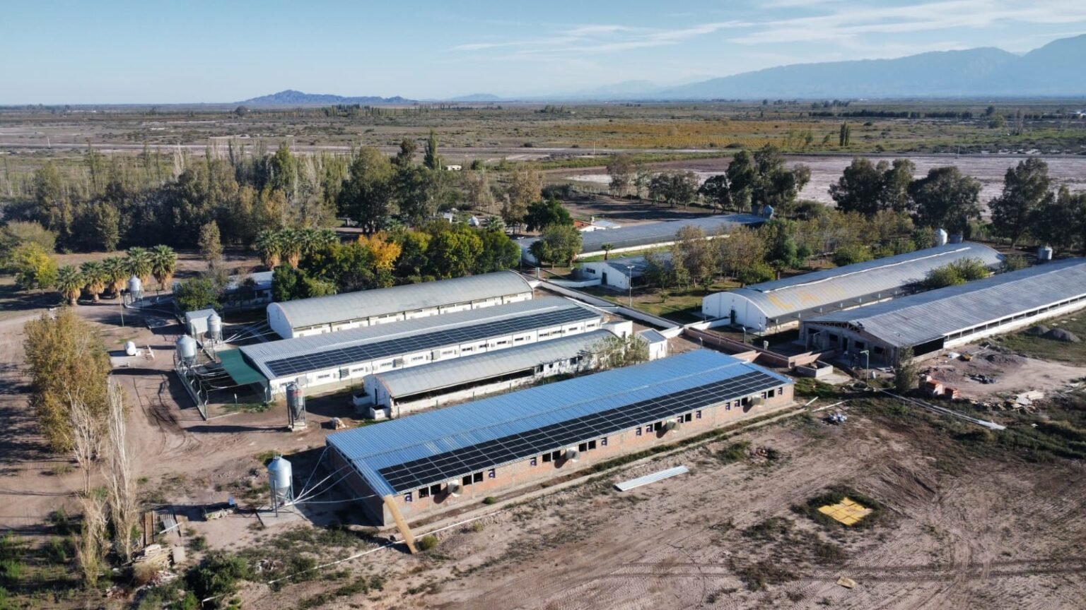 Instalación de paneles solares en Cerdos San Juan S.A